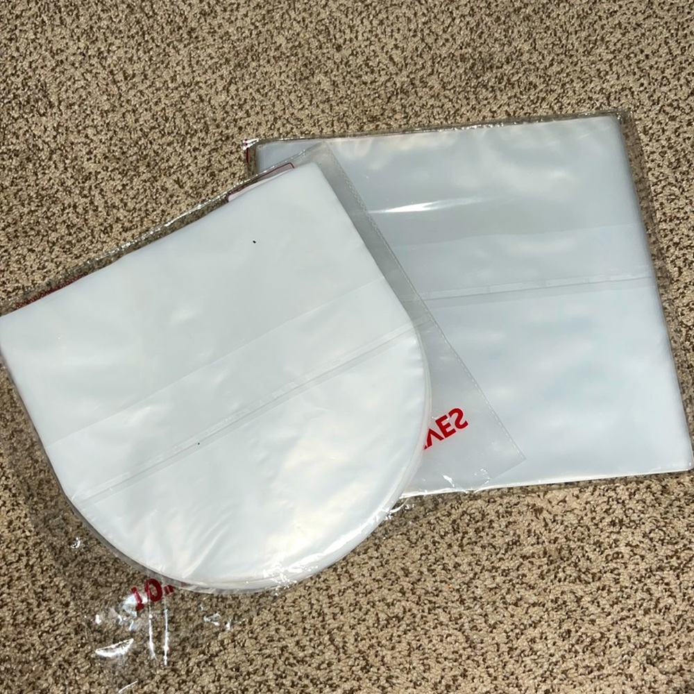 (set of 5) 10 inch vinyl outer sleeve and inner sleeve